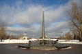 The Monument `Conquerors of space`, Moscow, Russia