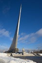 The Monument `Conquerors of space`, Moscow, Russia