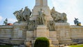 The monument of the constitution  Cadiz 1812 Royalty Free Stock Photo