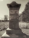 Monument at Courthouse battlefields Spotsylvania Va