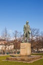 Monument for czech painter Josef Manes.