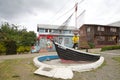 Monument at Dalcahue, Chiloe Island, Chile