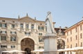 The monument of Dante Alighieri in Verona.