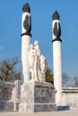 Monument dedicated to the heroes fallen defending Chapultepec castle in Mexico City