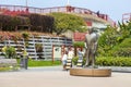 Monument dedicated to the memory of Joseph Strauss, San Francisco, USA Royalty Free Stock Photo