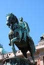 The Monument dedicated to Prince Mihailo Obrenovic Royalty Free Stock Photo