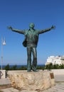 Monument to the singer Domenico Modugno, Polignano a Mare, Puglia