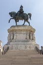 Monument dedicated to Vittorio Emanuele II king of Italy Royalty Free Stock Photo
