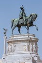 Monument dedicated to Vittorio Emanuele II king of Italy Royalty Free Stock Photo