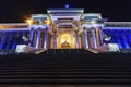 Monument, depicting a seated Genghis Khan Royalty Free Stock Photo