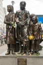 Monument of deported Jewish children between 1938 - 1945 `Trains to Life - Trains to Death`, Friedrichstrasse station, Berlin Royalty Free Stock Photo