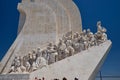 Monument discoverers monumental ensemble in Lisbon Royalty Free Stock Photo