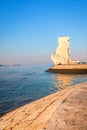 Monument of The Discoveries in Belem, Lisbon, Portugal in The Morning Sunshine