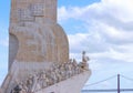 Monument of the Discoveries a historical landmark in Balem, Portugal honoring Portugese explorer