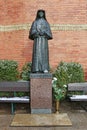 KRAKOW, POLAND -JANUARY 20, 2018: Monument in The Divine Mercy Sanctuary,  resting place of Saint Faustina Kowalska, Krakow, Royalty Free Stock Photo