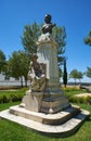 The monument of Dr. Barahona in the Garden of Diana. Evora. Portugal Royalty Free Stock Photo