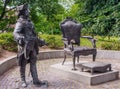 Monument of Duke Karl Peter Ulrich of Holstein-Gottorp also world known as the Russian Emperor Peter III. Kiel, Schleswig-