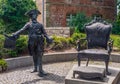 Monument of Duke Karl Peter Ulrich of Holstein-Gottorp also world known as the Russian Emperor Peter III. Kiel, Schleswig-