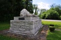 Monument of a dying lion near Fleury