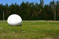 Monument Egg of Life near the entrance to the Chernobyl zone.