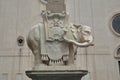 Monument of Elephant by Bernini in Rome, Italy Royalty Free Stock Photo