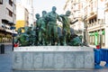 Monument of Encierro. Pamplona Royalty Free Stock Photo