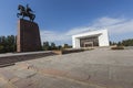 Monument Epic of Manas on Ala-Too Square. Bishkek