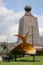 Monument at the equator Mitad del Mundo