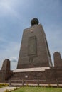 Monument at the equator Mitad del Mundo