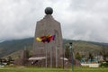 Monument at the equator Mitad del Mundo