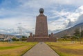 Equator Line Monument near Quito, Ecuador Royalty Free Stock Photo