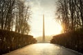 Monument of Eternal Glory at the Tomb of the Unknown Soldier in Kiev, Ukraine Royalty Free Stock Photo