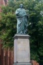 Monument famous astronomer Nicolaus Copernicus in Old Town of Torun