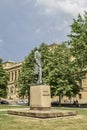 Monument for famous czech painter Josef Manes