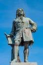 Monument of famous German composer George Frideric Handel in Halle Royalty Free Stock Photo