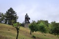 The monument `Father of the soldier`, Gurjaani town, Georgia Royalty Free Stock Photo