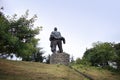 The monument `Father of the soldier`, Gurjaani town, Georgia