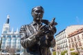 Monument of Federico Garcia Lorca in Madrid, Spain