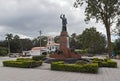 Monument of the former Costarican president Leon Cortes Castro