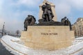 Monument of former Hungarian prime minister Istvan Tisza, Budapest, Hungary Royalty Free Stock Photo