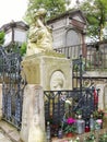 The monument Frederic Chopin in Paris cementary