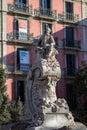 Monument of Frederich Soler in Barcelona Royalty Free Stock Photo