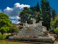 Monument of Gateano Donizetti in Bergamo Royalty Free Stock Photo