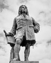 Monument of George Frideric Handel in Halle Saale, Saxony-Anhalt, Germany Royalty Free Stock Photo