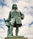 Monument of George Frideric Handel in Halle Saale, Saxony-Anhalt, Germany Royalty Free Stock Photo