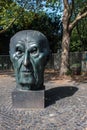 Monument of German chancellor Adenauer