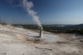 Monument Geyser Thermos Bottle Geyser  Yellowstone National Park  USA Royalty Free Stock Photo