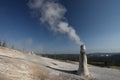 Monument Geyser Thermos Bottle Geyser  Yellowstone National Park  USA Royalty Free Stock Photo