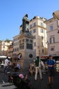 Monument of Giordano Bruno in Rome