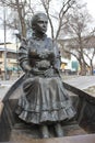 Monument girl in the boat